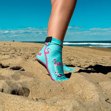 Load image into Gallery viewer, Flamingo Beach Volleyball and Sand Soccer Sand Socks With Kevlar Sole
